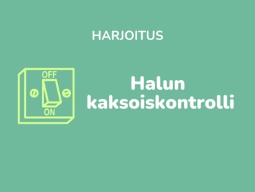 Halun kaksoiskontrolli harjoitus