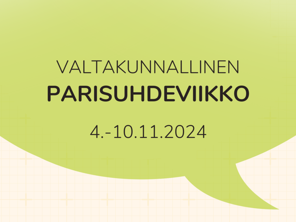 Valtakunnallinen parisuhdeviikko 4.10.11.