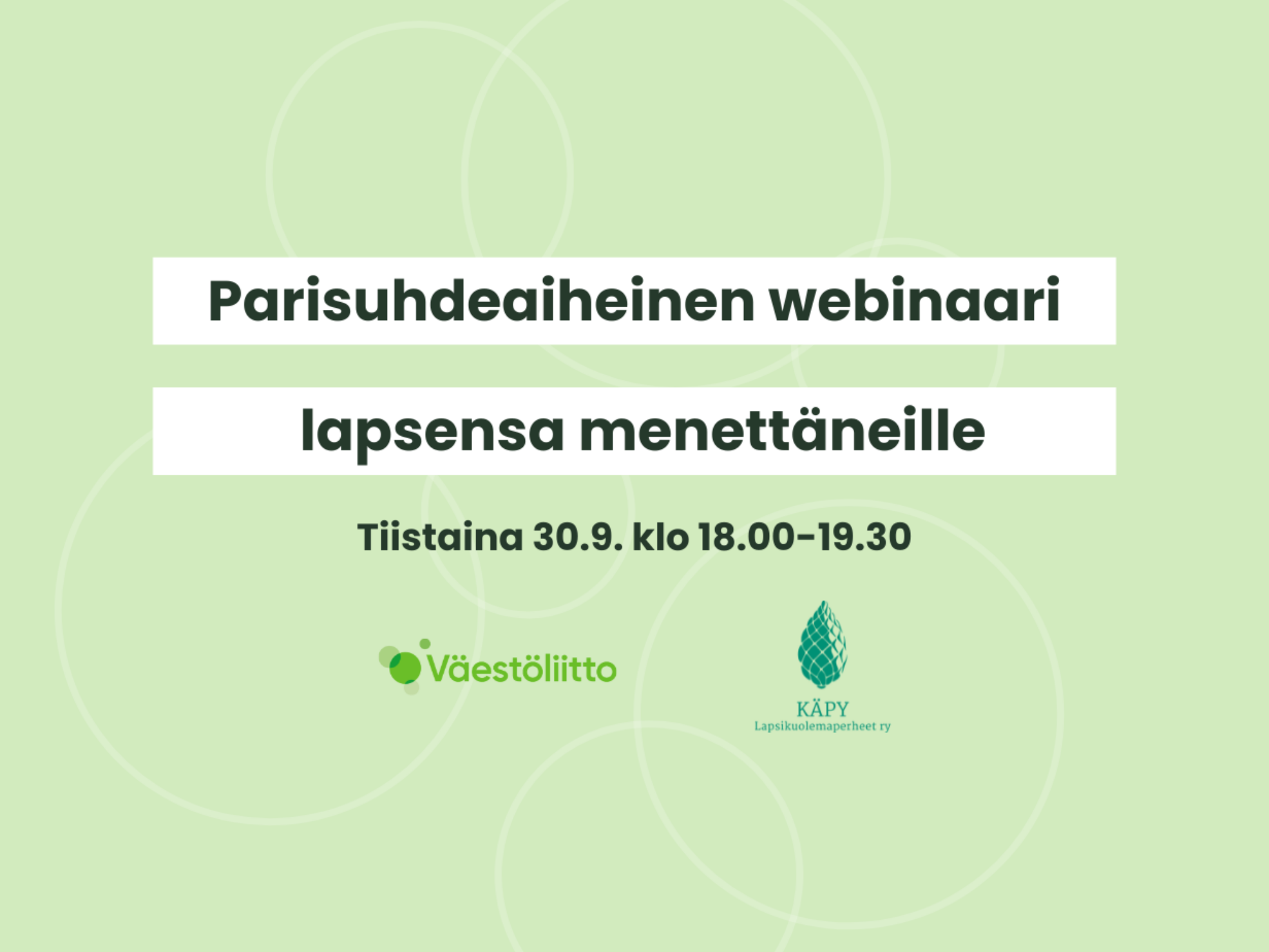 Verkkosivujen tapahtumat (1)