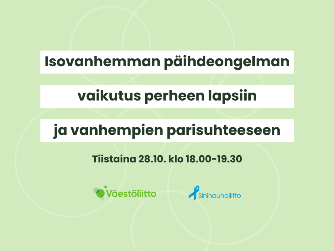 Isovanhemmat päihdeongelman vaikutus perheen lapsiin ja vanhempien parisuhteeseen